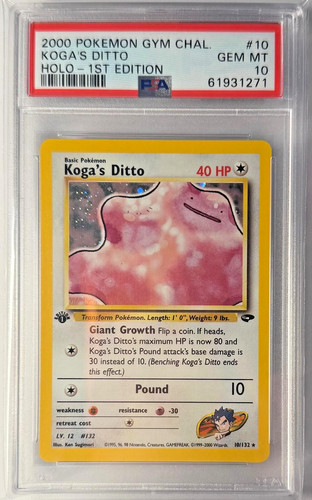 Pokemon koga ditto - pokemon, holo