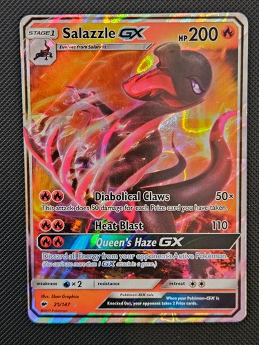Salazzle 147 holo rare - holo,