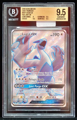 Carta pokemon lugia - carta,