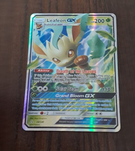 Carta pokemon leafeon - carta,