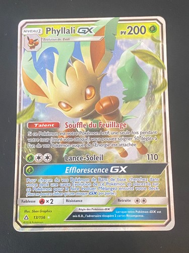 Carte pokemon phyllali - phyllali, gx