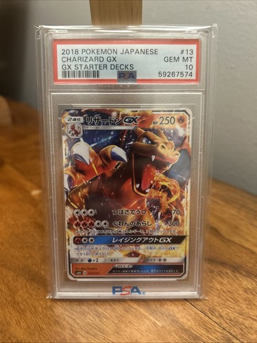 Charizard certificato psa - gx,