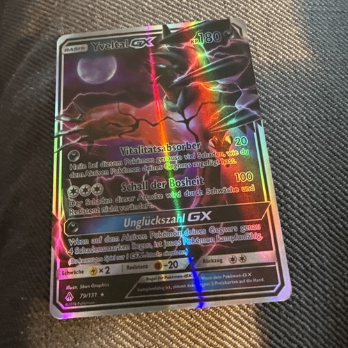 Carta pokemon yveltal - pokemon,