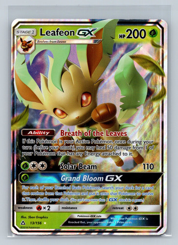 Leafeon 156 ultra - gx, 13/156